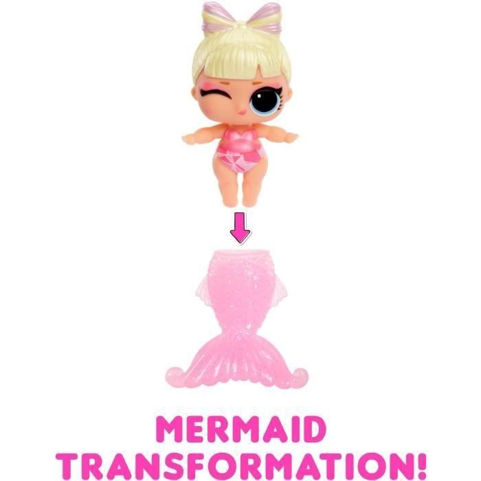LOL Surprise LIT0035051515760 Sirenas Bebés con Cola que Cambia de Color - 8 Personajes Coleccionables (Modelo Aleatorio) 1