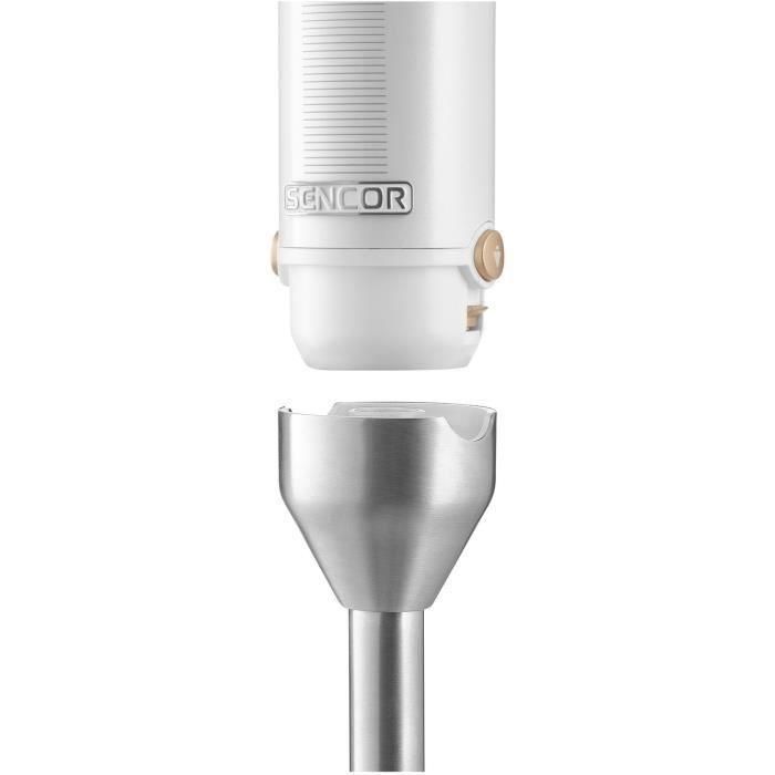 Batidora de mano 10 en 1 - SENCOR - SHB 6551WH - 1500 W - Tecnología TITANIUM QuadBlade - Blanco 3