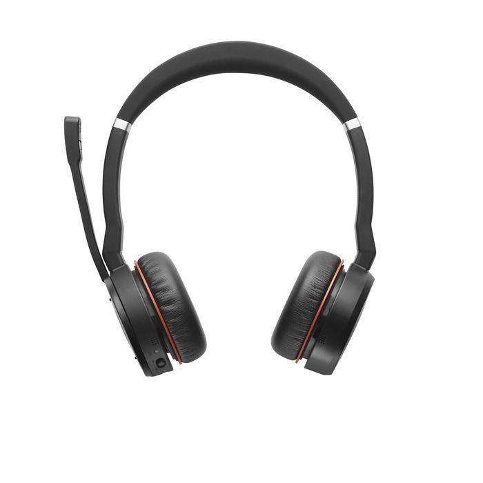 Jabra Evolve 75 SE UC Auriculares Inalámbricos y alámbricos, Llamadas/Música, Negro 2