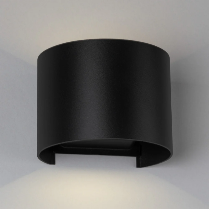 Aplique LED Exterior 2x5W 100Lm/W IP65 Negro 4000K HO-APL07-IP65-B-W