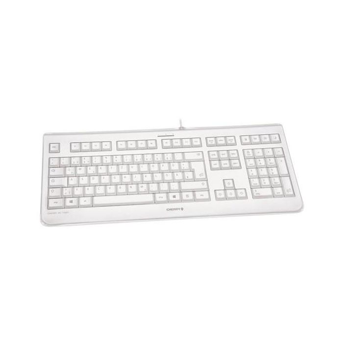 CHERRY KC 1068 Corded CH-Layout weiß/grau IP68 1