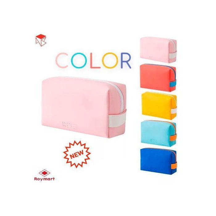 Roymart Neceser De Mano Colección Colors Love - 5 Colores Surtidos: Rosa, Amarillo, Naranja, Celeste, Azul
