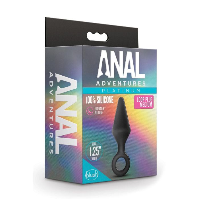 Plug Anal Blush Adventures Negro (11,4 cm) (6,9 cm) 2 Plug Anal Blush Adventures Negro (11,4 cm) (6,9 cm) 2