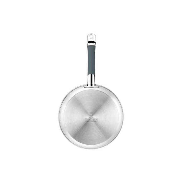 Bra A451428 Sartén Master de Acero Inoxidable 18/10 (28cm), Con Triple Fondo Difusor, Apta para Inducción y Horno, Sin Antiadherente Bra A451428 Sartén Master de Acero Inoxidable 18/10 (28cm), Con Triple Fondo Difusor, Apta para Inducción y Horno, Sin Antiadherente