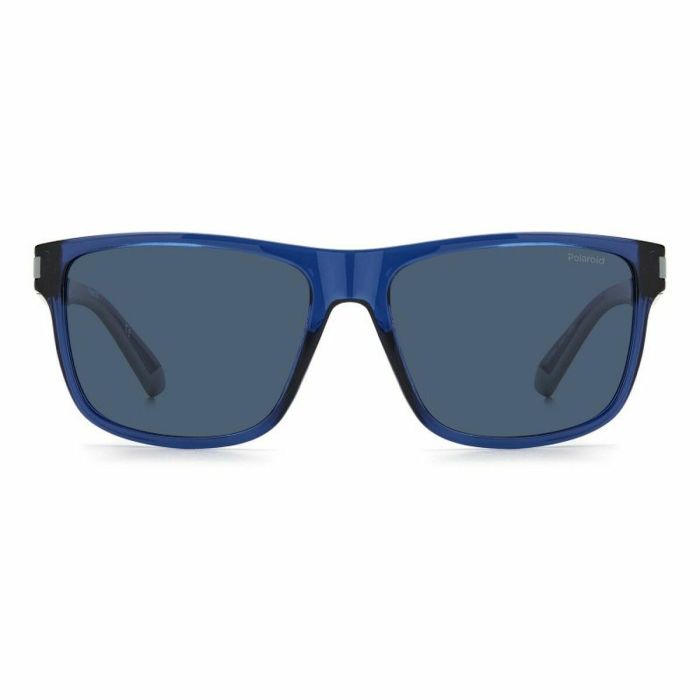 Polaroid 2123/S Gafas de Sol para Hombre - Montura Rectangular en Policarbonato, 140 mm 1
