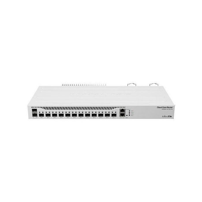 Mikrotik CCR2004-1G-12S+2XS Router Ethernet WAN Gigabit, 12 puertos SFP+, Blanco, RouterOS
