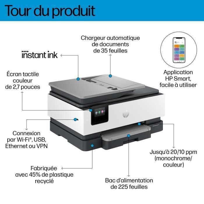 HP HP1705138572037 OfficeJet Pro 8124e, Impresora Multifunción de Inyección de Tinta a Color, con 3 meses de Instant Ink y HP+ 2 HP HP1705138572037 OfficeJet Pro 8124e, Impresora Multifunción de Inyección de Tinta a Color, con 3 meses de Instant Ink y HP+ 2
