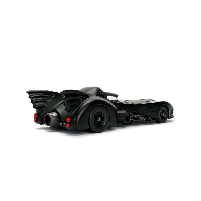 Coche metal batmóvil 1989, incluye figura batman de metal 7 cm escala 1:24 30x15x11 cm 17