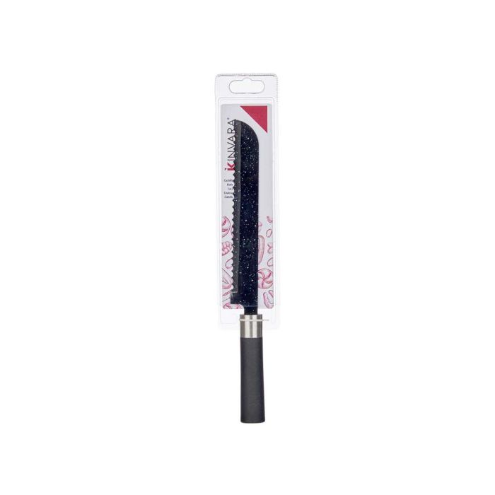 Cuchillo Sierra Kinvara, Acero Inoxidable, Negro, 33x2x3.5 cm (24 Unidades) 2 Cuchillo Sierra Kinvara, Acero Inoxidable, Negro, 33x2x3.5 cm (24 Unidades) 2