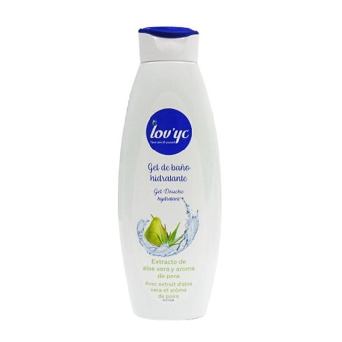 Lovyc extracto aloe vera y pera gel de baño hidratante 750 ml