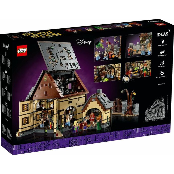 Lego Ideas Hocus Pocus Disney: La Mansión de las Hermanas Sanderson 21341 - Set de Construcción de Halloween para Adultos 1