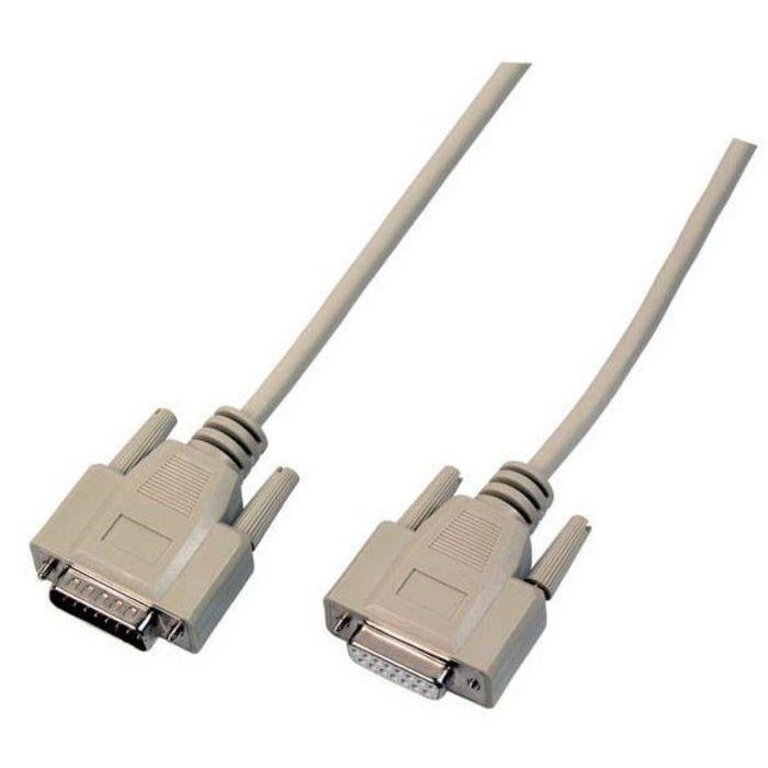 MicroConnect Cable de Extensión VGA Serial Full HD 10m para PC, Laptop, Monitor o Proyector