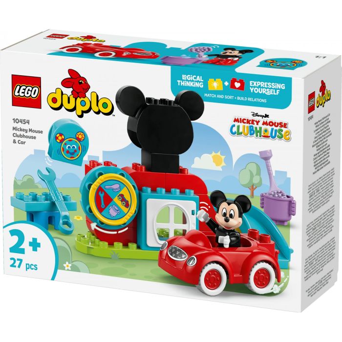 LEGO Duplo 10454 Casa y Coche de Mickey Mouse Disney Junior, Set de Construcción Educativo Infantil con Juego de Rol y Clasificación para Motricidad Fina +2 años 9 LEGO Duplo 10454 Casa y Coche de Mickey Mouse Disney Junior, Set de Construcción Educativo Infantil con Juego de Rol y Clasificación para Motricidad Fina +2 años 9