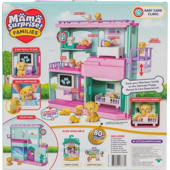 Clínica Veterinaria - PEQUEÑAS MASCOTAS VIVAS - Mamá Sorpresa - Accesorios Incluidos - Nacimiento Mágico 3 Clínica Veterinaria - PEQUEÑAS MASCOTAS VIVAS - Mamá Sorpresa - Accesorios Incluidos - Nacimiento Mágico 3