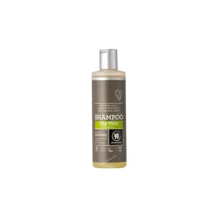 URTEKRAM Champú Árbol de Té Antibacteriano 250ml Eco Vegan. COSMOS ORGANIC con Lavanda y Magnolia para Cabello Sano