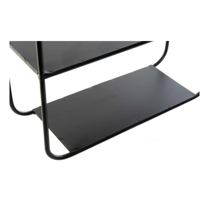 Estantería de Baño DKD Home Decor Cristal Negro Metal (32 x 12 x 65 cm) 1 Estantería de Baño DKD Home Decor Cristal Negro Metal (32 x 12 x 65 cm) 1