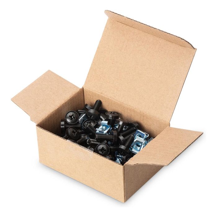 Digitus M6 Juego de Tornillos, Tuercas y Arandelas, 50 Piezas, Negro, para Montaje en Rack 1 Digitus M6 Juego de Tornillos, Tuercas y Arandelas, 50 Piezas, Negro, para Montaje en Rack 1