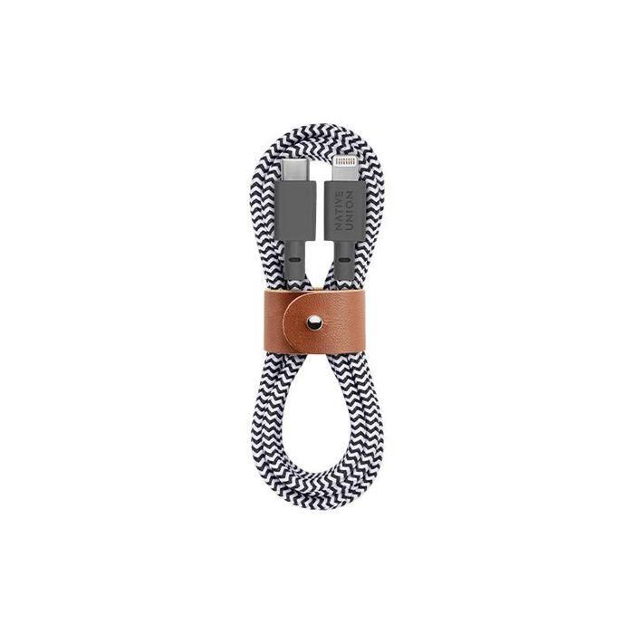 Native Union Belt Cable KV-C-Lightning. Zebra. 1.2M Native Union Belt Cable KV-C-Lightning. Zebra. 1.2M