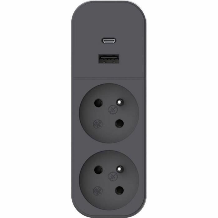 Quarx QUA4004282472421 Biplite: Enchufe Doble 2P 16A con Puertos USB-A y USB-C, Certificación NF 2 Quarx QUA4004282472421 Biplite: Enchufe Doble 2P 16A con Puertos USB-A y USB-C, Certificación NF 2
