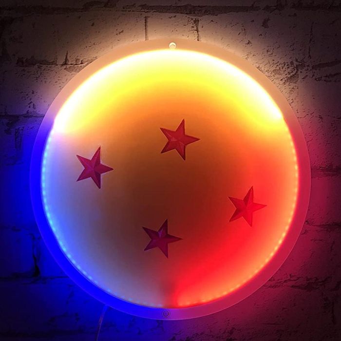 Madcow entertainment Mural Lámpara Neon Teknofun Bola de Dragón Dragon Ball Z 30cm LED con Batería 0 Madcow entertainment Mural Lámpara Neon Teknofun Bola de Dragón Dragon Ball Z 30cm LED con Batería 0