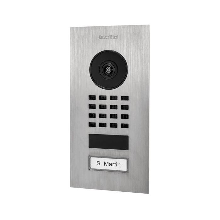 DoorBird D1101V IP Video Türstation Unterputz Edelstahl V4A 1