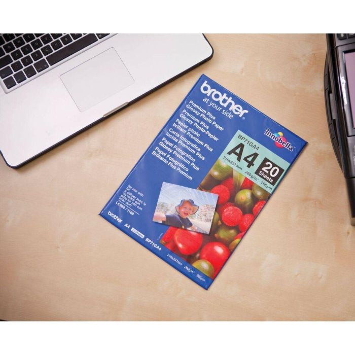 BROTHER Papel Inkjet Glossy A4 20h 260g/m2 1