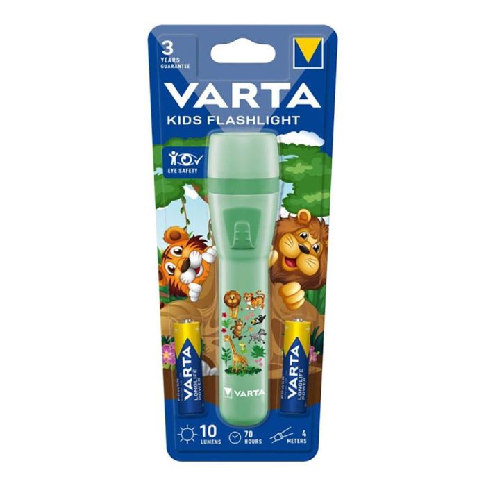Varta Linterna Infantil Temática Selva con Animales, 10 lm, Alcance 4 m 2 Varta Linterna Infantil Temática Selva con Animales, 10 lm, Alcance 4 m 2