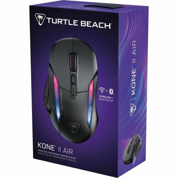 Turtle Beach TUR0731855711048 Ratón Gaming Inalámbrico Kone II Air Ergonómico, Negro, Bluetooth, 26.000 DPI, Rueda 4D 3 Turtle Beach TUR0731855711048 Ratón Gaming Inalámbrico Kone II Air Ergonómico, Negro, Bluetooth, 26.000 DPI, Rueda 4D 3