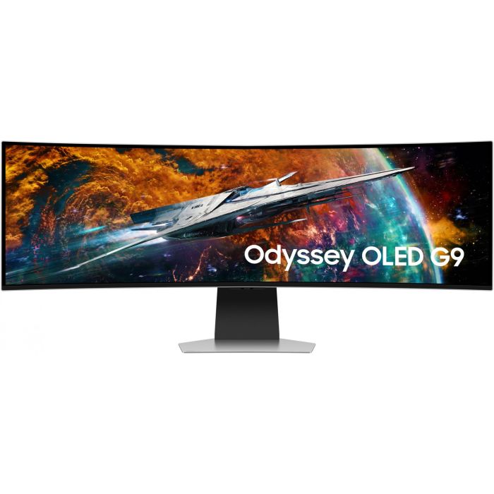 SAMSUNG Monitor Odyssey OLED G9 S49CG954SU 49" UWQHD 5120x1440 OLED 240Hz 0,03ms Curvo Plata 1 SAMSUNG Monitor Odyssey OLED G9 S49CG954SU 49" UWQHD 5120x1440 OLED 240Hz 0,03ms Curvo Plata 1
