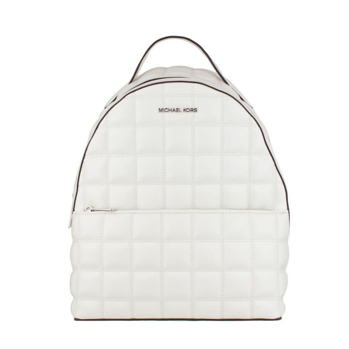 Mochila Casual Michael Kors Sheila Blanco 30 x 24 x 12 cm Mochila Casual Michael Kors Sheila Blanco 30 x 24 x 12 cm