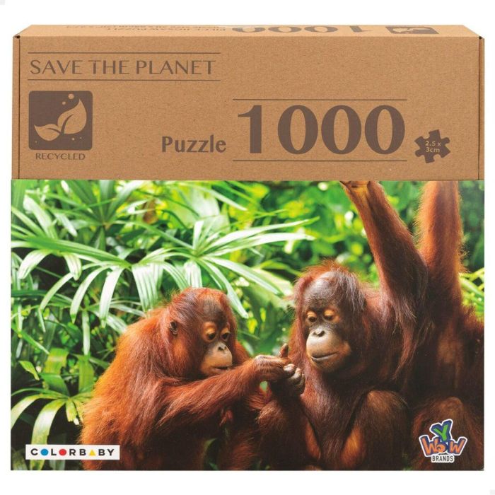 Puzzle Colorbaby Orangutan 6 Unidades 68 x 50 x 0,1 cm 6 Puzzle Colorbaby Orangutan 6 Unidades 68 x 50 x 0,1 cm 6