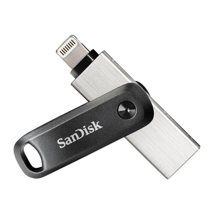SanDisk Stick iXpand Go 64GB USB 3.2 Gen 2 / Lightning, para Apple, Negro/Plata 0 SanDisk Stick iXpand Go 64GB USB 3.2 Gen 2 / Lightning, para Apple, Negro/Plata 0