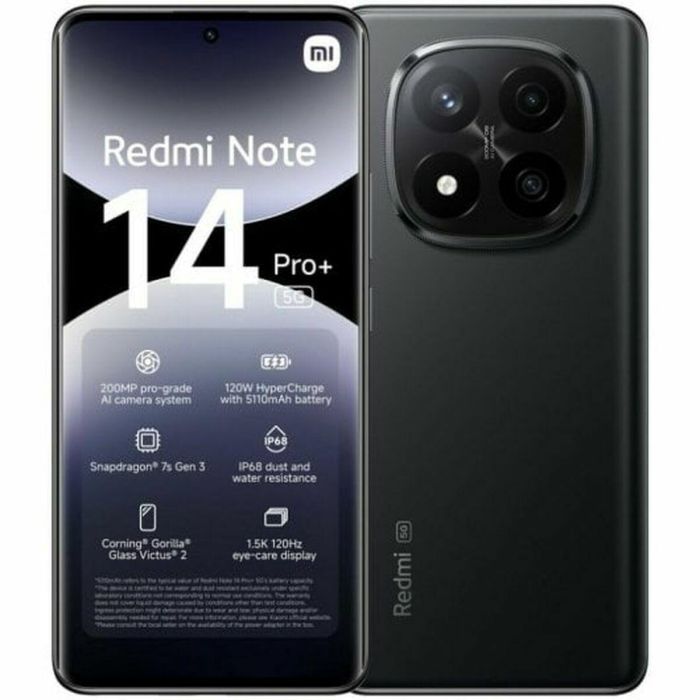 Xiaomi Redmi Note 14 Pro 5G - Cámara AI 200 MP, Pantalla AMOLED 6.67", 512GB, 12GB RAM, IP68 0 Xiaomi Redmi Note 14 Pro 5G - Cámara AI 200 MP, Pantalla AMOLED 6.67", 512GB, 12GB RAM, IP68 0