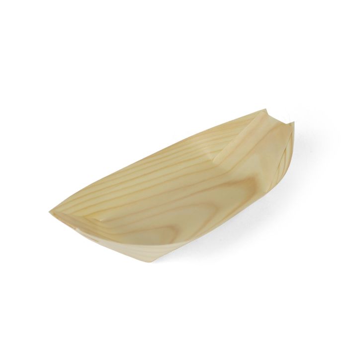 Set de 4 barquillas de madera Algon 23 cm (24 Cajas) 4 Set de 4 barquillas de madera Algon 23 cm (24 Cajas) 4