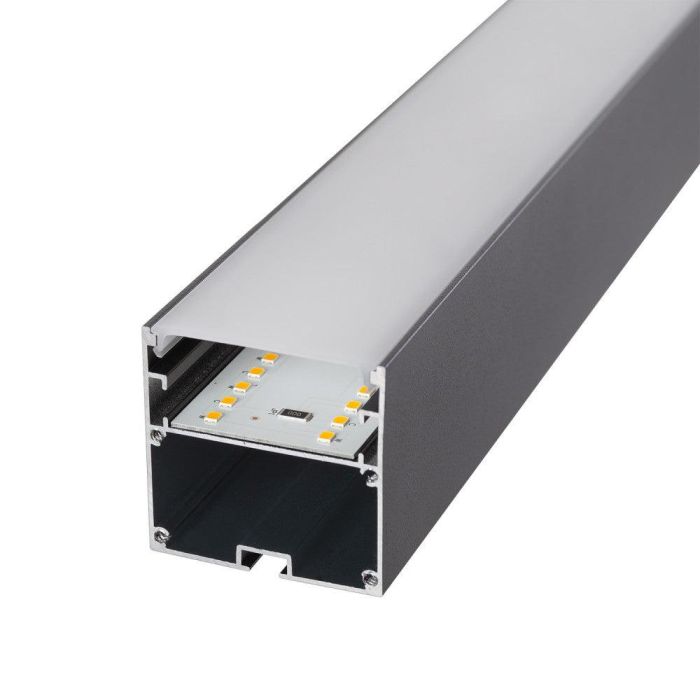 Luminaria Lineal LED Philips 2835 120Cm CCT (Tonalidad Luz Regulable) 40W 6000Lm IP40 Acabado Negro 1