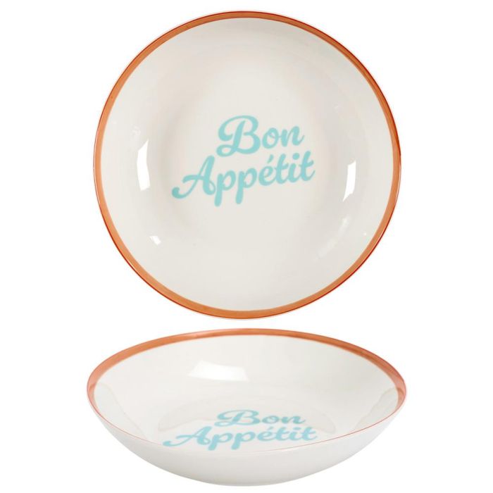 Juego De 4 Platos Hondos Home Deco Factory diámetro 20 cm 3 Juego De 4 Platos Hondos Home Deco Factory diámetro 20 cm 3