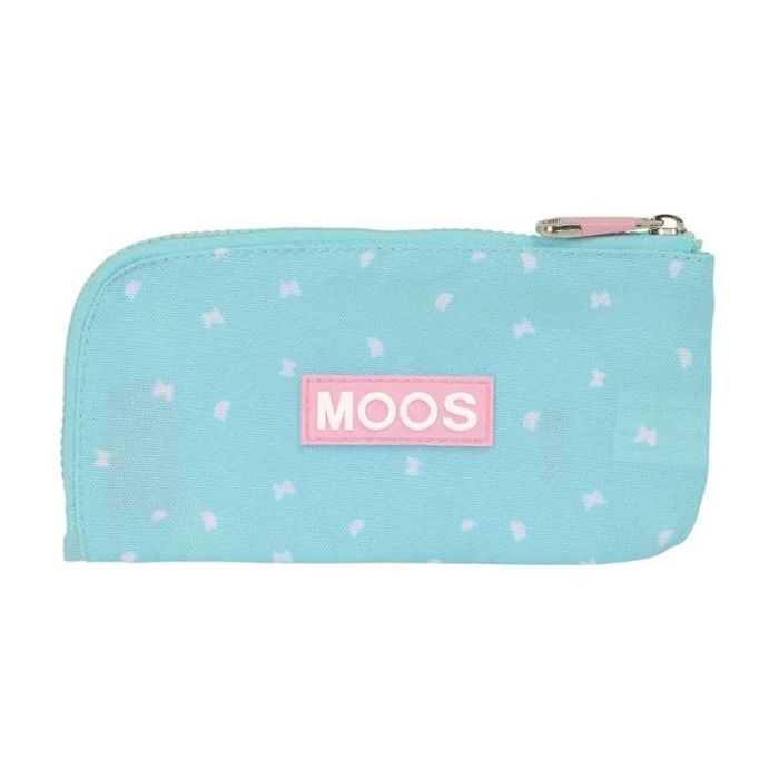 Estuche Escolar Moos Butterflies Azul claro 23 x 11 x 1 cm 1