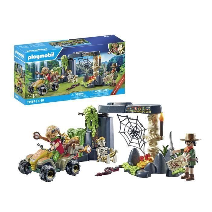 Playmobil 71454 Set de Juego Buscadores de Tesoros en la Jungla con Quad, Mapa, Brújula, Araña y Serpiente para Niños +4 años 4 Playmobil 71454 Set de Juego Buscadores de Tesoros en la Jungla con Quad, Mapa, Brújula, Araña y Serpiente para Niños +4 años 4