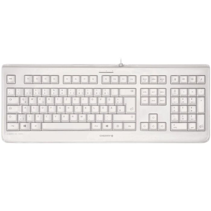 Cherry KC 1068 Teclado USB Blanco IP68 Resistente Agua, Polvo y Suciedad - Ultraplano, Desinfectable y Silencioso Cherry KC 1068 Teclado USB Blanco IP68 Resistente Agua, Polvo y Suciedad - Ultraplano, Desinfectable y Silencioso
