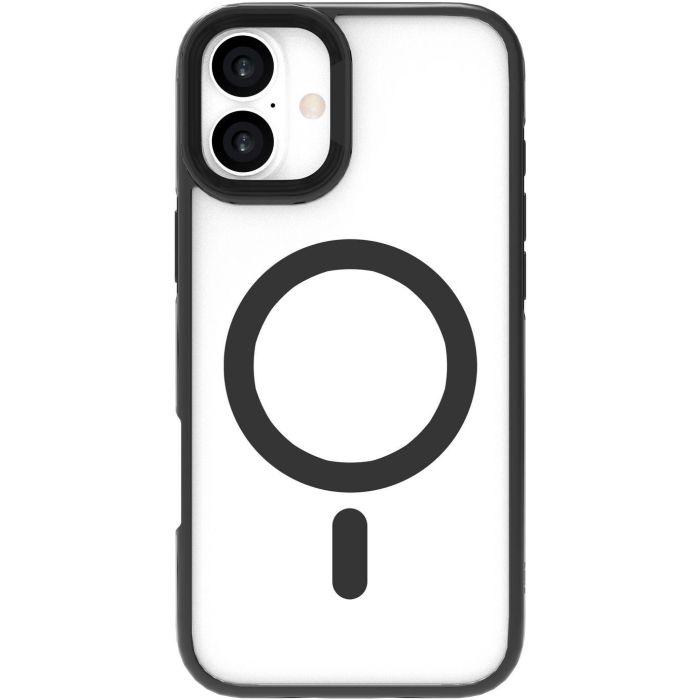 eSTUFF INFINITE HELSINKI Funda magnética para iPhone 16 Negra - 86% plástico reciclado con soporte y protección de esquinas