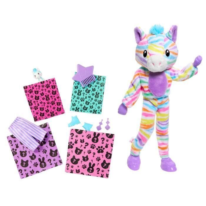 Barbie HRK39 Cutie Reveal Sueños Colores Muñeca con Disfraz de Cebra y Accesorios Sorpresa 2