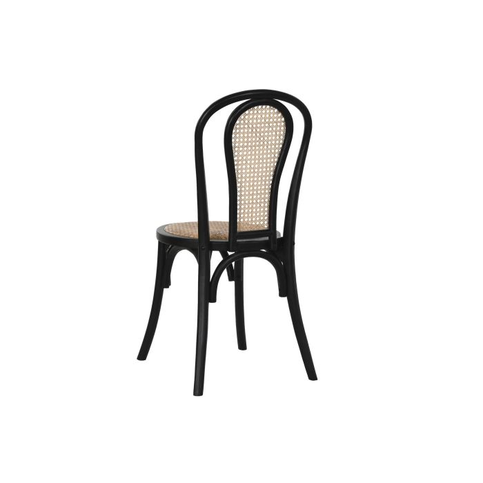 Silla Tradicional DKD Home Decor Negro Natural 42.5 x 89 x 40 cm (2 Unidades) 2 Silla Tradicional DKD Home Decor Negro Natural 42.5 x 89 x 40 cm (2 Unidades) 2