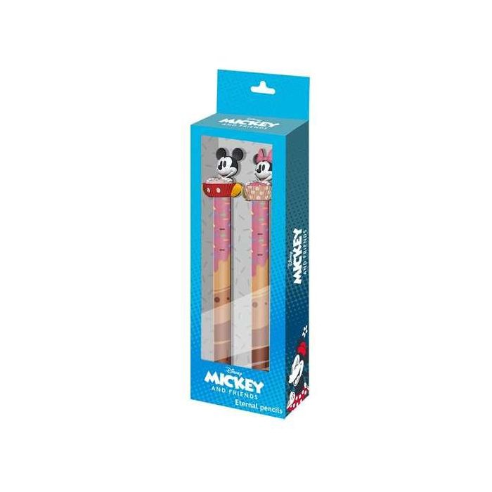 Karactermania Blister 2 Lápices Eternal Mickey Minnie Mix sin Tinta con Figuras 3D 1 Karactermania Blister 2 Lápices Eternal Mickey Minnie Mix sin Tinta con Figuras 3D 1