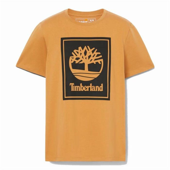 Camiseta de Manga Corta Hombre Timberland Stack Logo 0 Camiseta de Manga Corta Hombre Timberland Stack Logo 0
