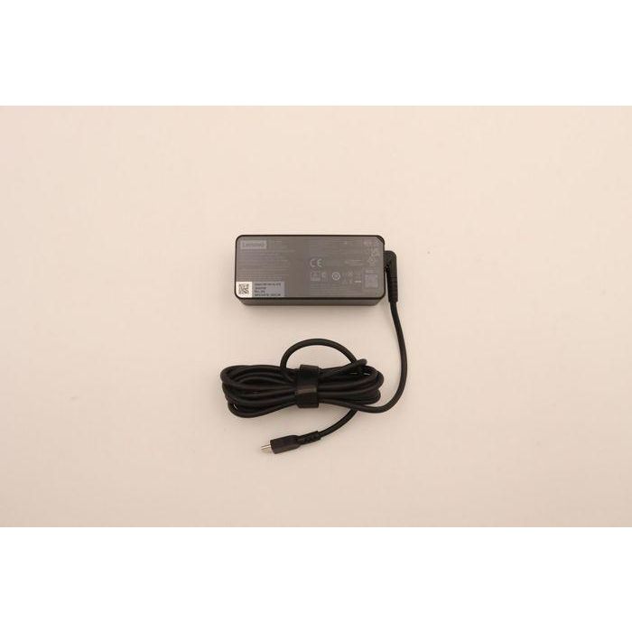 Lenovo 45W AC adapter charger with Slim Tip connector, USB-C interface, compatible with ThinkPad Helix (Type 3xxx) laptops. Lenovo 45W AC adapter charger with Slim Tip connector, USB-C interface, compatible with ThinkPad Helix (Type 3xxx) laptops.