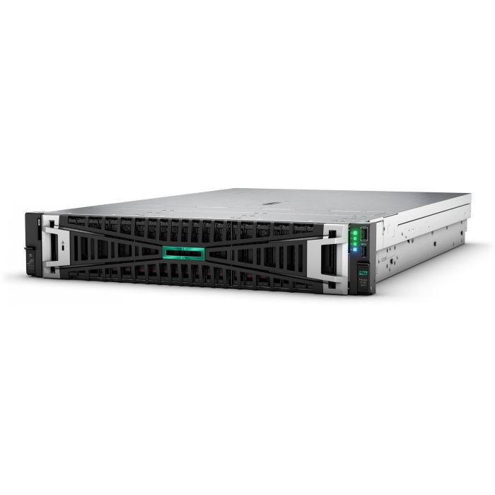 HPE DL385 Gen11 9124 Servidor AMD EPYC 16c 64GB DDR5 2x480GB SSD MR408i-o 2x1000W Rack (2U) 1