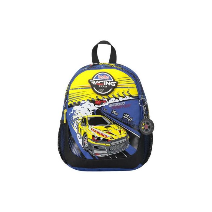 Totto Mochila Escolar Pequeña Coches de Carreras MJ04VLC001-2310-6J7S Azul 31x23x10 cm 0 Totto Mochila Escolar Pequeña Coches de Carreras MJ04VLC001-2310-6J7S Azul 31x23x10 cm 0