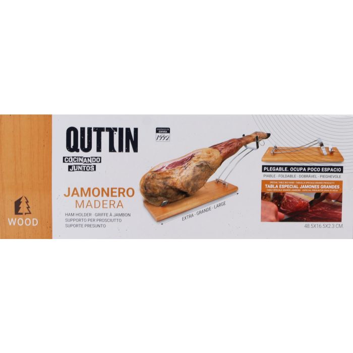 Jamonero Plegable de Madera Quttin (4 Unidades) 1 Jamonero Plegable de Madera Quttin (4 Unidades) 1
