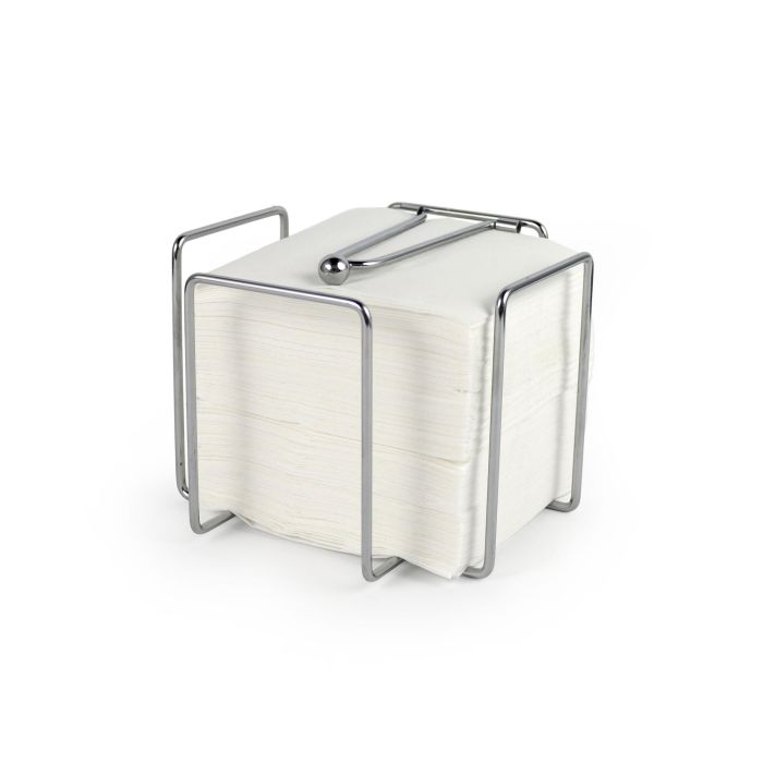 Servilletero Cromado My Bar 18.5 x 18.5 cm (12 Unidades) 2 Servilletero Cromado My Bar 18.5 x 18.5 cm (12 Unidades) 2