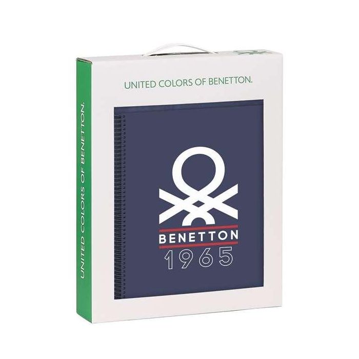 Set de Papelería Benetton Varsity Gris Azul marino 2 Piezas 0 Set de Papelería Benetton Varsity Gris Azul marino 2 Piezas 0